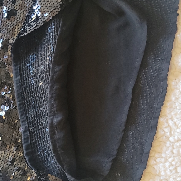 NWT Mango Sequined Nera Strap Top in Black - Picture 14 of 14